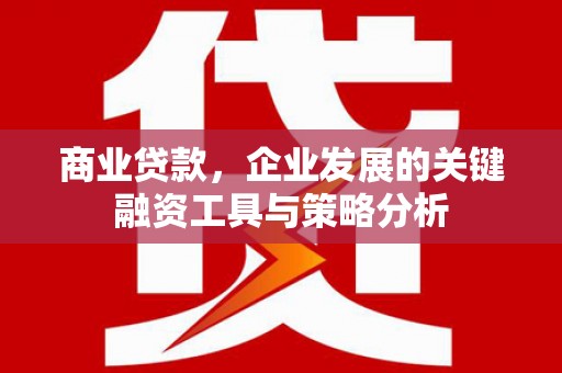 祁连商业贷款，企业发展的关键融资工具与策略分析