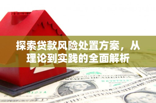 祁连探索贷款风险处置方案，从理论到实践的全面解析
