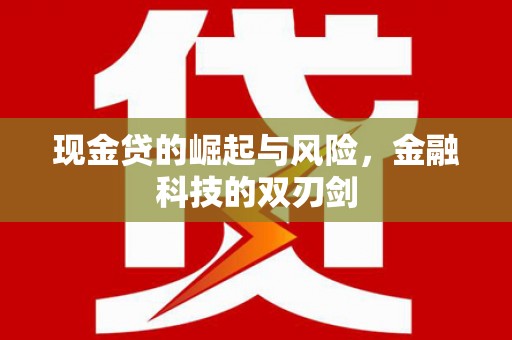 祁连现金贷的崛起与风险，金融科技的双刃剑