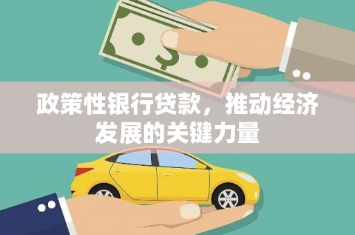祁连政策性银行贷款，推动经济发展的关键力量